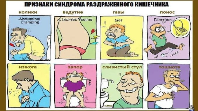 Вздутие живота понос