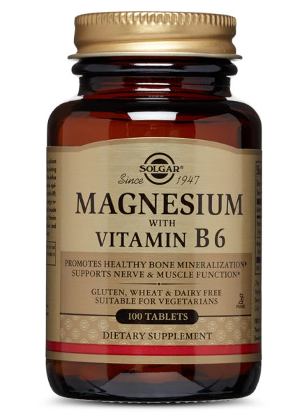 Solgar magnesium with vitamin b6